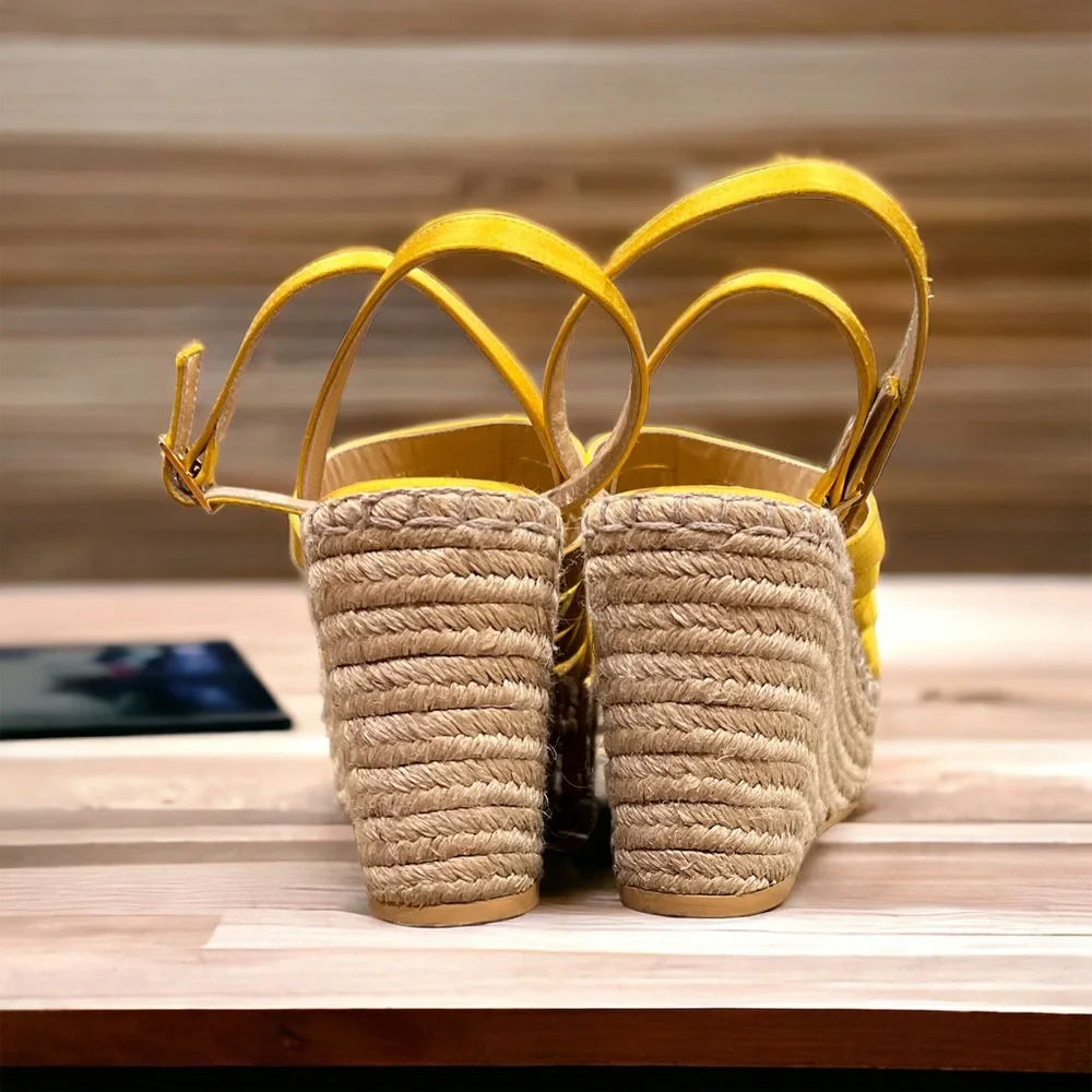 Barneys NY Satin Espadrille Sandals Size 41. NWOT.‎ Never Worn US size 10.5